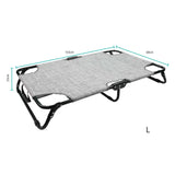 Darrahopens Home & Garden Collapsible Pet Cot L - Travel Dog Puppy Foldable Carry Bed