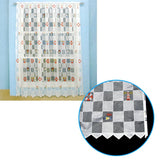 Darrahopens Home & Garden > Curtains One Piece Kids CuteSheer Lace Curtain Under The Sea Sailing Boat