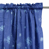 Darrahopens Home & Garden > Curtains Pair of Polyester Cotton Rod Pocket Pacific Daisy Curtains