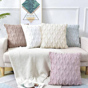 Darrahopens Home & Garden > Decor 2 Pack Decorative Boho Throw Pillow Covers 45 x 45 cm (Black)