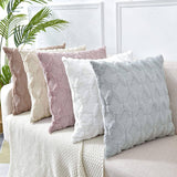 Darrahopens Home & Garden > Decor 2 Pack Decorative Boho Throw Pillow Covers 45 x 45 cm (White)