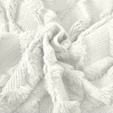 Darrahopens Home & Garden > Decor 2 Pack Decorative Boho Throw Pillow Covers 45 x 45 cm (White)