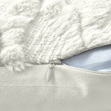 Darrahopens Home & Garden > Decor 2 Pack Decorative Boho Throw Pillow Covers 45 x 45 cm (White)