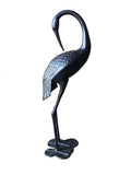 darrahopens Home & Garden > Decor 2 Piece Crane Couple Metal Statue Set