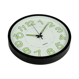 darrahopens Home & Garden > Decor 305mm Luminous Wall Clock Glow In The Dark Silent Quartz Indoor Home Modern Clock
