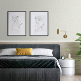 Darrahopens Home & Garden > Decor 61cm x 10m beige Wallpaper Decor Faux Grasscloth Paper Wall Paper Self Adhesive Removable