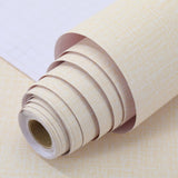 Darrahopens Home & Garden > Decor 61cm x 10m beige Wallpaper Decor Faux Grasscloth Paper Wall Paper Self Adhesive Removable