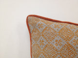 Darrahopens Home & Garden > Decor Azuk Orange & Grey Cushion Cover