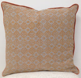 Darrahopens Home & Garden > Decor Azuk Orange & Grey Cushion Cover
