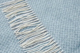 Darrahopens Home & Garden > Decor Chiswick Throw - Merino Wool/Cashmere - Blue
