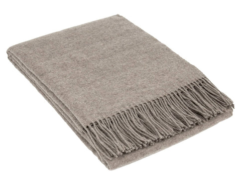 Darrahopens Home & Garden > Decor Chiswick Throw - Merino Wool/Cashmere - Stone