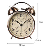 Darrahopens Home & Garden > Decor Dual Alarm Clock Twin Bell Alarm Clock, Bedroom Table Desk Alarm Clock Backlight