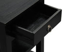 Darrahopens Home & Garden > Decor Elliot 1 Drawer Lamp Table (Black)