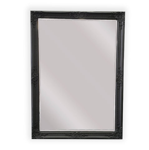 Darrahopens Home & Garden > Decor French Provincial Ornate Mirror - Black - Small 80cm x 110cm
