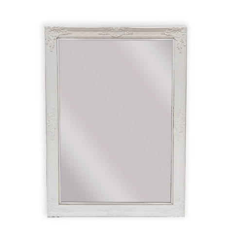 Darrahopens Home & Garden > Decor French Provincial Ornate Mirror - White - Small 80cm x 110cm