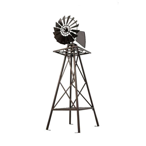 darrahopens Home & Garden > Decor Garden Windmill 120cm Metal Ornaments Outdoor Decor Ornamental Wind Mill