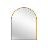 Darrahopens Home & Garden > Decor Gold Metal Arch Mirror  - Small 80cm x 100cm