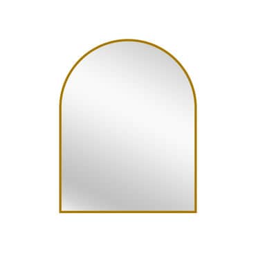 Darrahopens Home & Garden > Decor Gold Metal Arch Mirror  - Small 80cm x 100cm