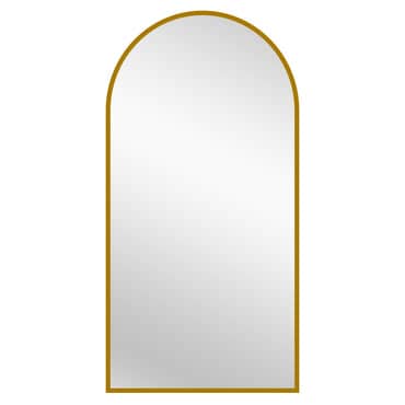 Darrahopens Home & Garden > Decor Gold Metal Arch Mirror  - X Large 100cm x 200cm