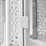 Darrahopens Home & Garden > Decor Grey Metal Miners Lantern Summer Wedding Home Party Room Balconey Deck Decoration 21cm Tealight Candle