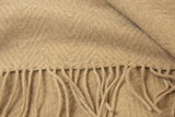 Darrahopens Home & Garden > Decor Hampton Throw - Merino Wool Blend - Camel