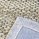 darrahopens Home & Garden > Decor Hand Braided Jute Runner with Green Textured Weave 50 x 120 cm