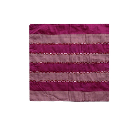 Darrahopens Home & Garden > Decor IDC Homewares Ayra Sequined Embroidered Cushion Cover Fuchsia