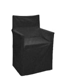 Darrahopens Home & Garden > Decor IDC Homewares Cotton Director Chair Cover Black