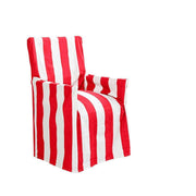 Darrahopens Home & Garden > Decor IDC Homewares Cotton Director Chair Cover Red Stripes