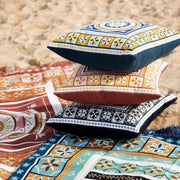 Darrahopens Home & Garden > Decor J Elliot Home Kasbah Luxury Filled Cushion 50 x 50cm Blue