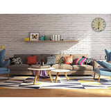 darrahopens Home & Garden > Decor Large Colourful Wall Clock Kitchen  Office Retro Timepiece