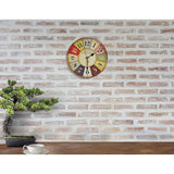 darrahopens Home & Garden > Decor Large Colourful Wall Clock Kitchen  Office Retro Timepiece