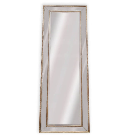 Darrahopens Home & Garden > Decor Medium Gold Beaded Framed Mirror - 70cm x 170cm