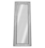 Darrahopens Home & Garden > Decor Medium Silver Beaded Framed Mirror - 70cm x 170cm