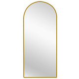 Darrahopens Home & Garden > Decor Metal Arch Mirror 75cm x 175cm - Gold