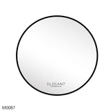 Darrahopens Home & Garden > Decor Metal Round Mirror 100cm - Black