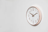 darrahopens Home & Garden > Decor Modern Wall Clock Silent Non-Ticking Quartz Battery Operated Rose Gold