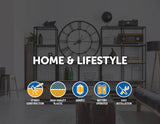 darrahopens Home & Garden > Decor Modern Wall Clock Silent Non-Ticking Quartz Battery Operated Rose Gold