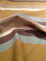 Darrahopens Home & Garden > Decor Pack of 4 Corban Aqua Rectangle 35x70cm Striped Multicoloured Cushion Cover Nautical