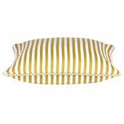 Darrahopens Home & Garden > Decor Pack of 4 Dandi Mustard Yellow & White Striped Square Cushion Covers 40x40cm