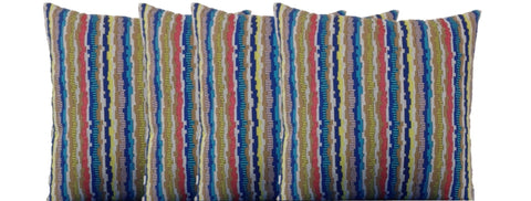 Darrahopens Home & Garden > Decor Pack of 4 Dries Multicoloured cushion covers Made In Europe