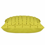 Darrahopens Home & Garden > Decor Pack of 4 Flux Mustard Yellow 3D Textured 45cm x 45cm Cushion Covers
