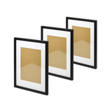 darrahopens Home & Garden > Decor Photo Frames Collage Black A3 Picture Frame Wall Set Home Decor 3PCS