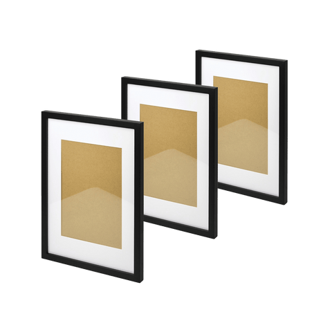darrahopens Home & Garden > Decor Photo Frames Collage Black A3 Picture Frame Wall Set Home Decor 3PCS