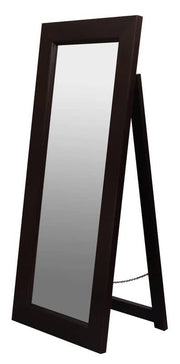 Darrahopens Home & Garden > Decor Toby Solid Mahogany Timber Standing Mirror (Chocolate)