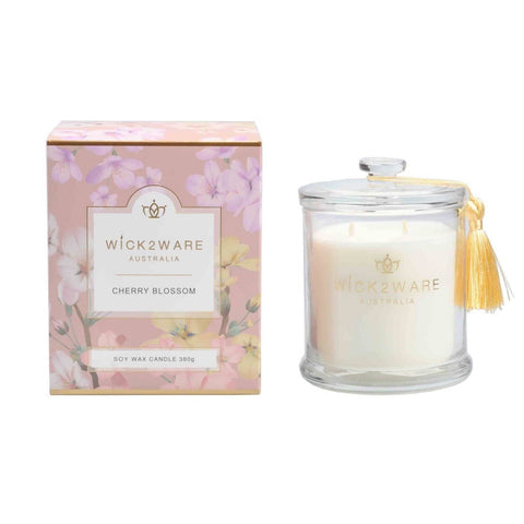Darrahopens Home & Garden > Decor Wick2Ware Australia Scented Candle Cherry Blossom 380g/14.1 OZ