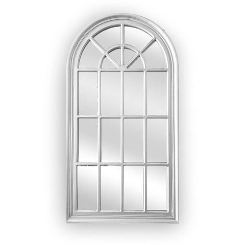 Darrahopens Home & Garden > Decor Window Style Mirror - White Arch 70 CM x 130 CM