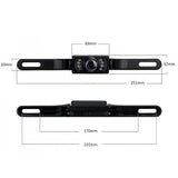 Darrahopens Home & Garden > DIY 120 Degrees Camera Mirror Car Rear View Reverse Night Vision Parking System Kit