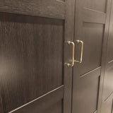 Darrahopens Home & Garden > DIY 192mm Polished gold Furniture Kitchen Bathroom Cabinet Handles Drawer Bar Handle Pull Knob