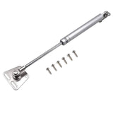 Darrahopens Home & Garden > DIY 2 Pcs 100N Cabinet Door Hydraulic Hinge Metal Head Lift Support Soft Close & Buffer Telescopic